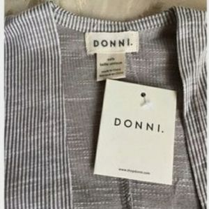 Donni Ribbed Sweater Coat